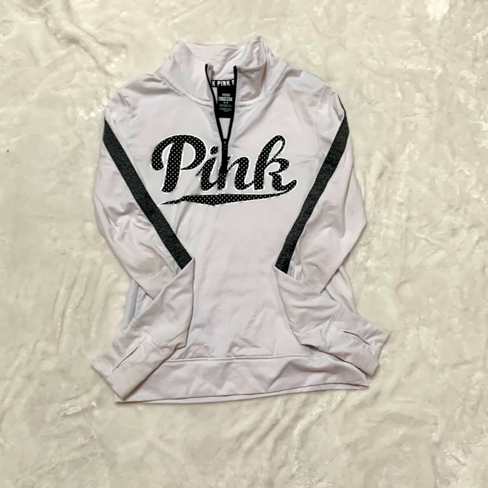 Pink 3 quarter zip jacket